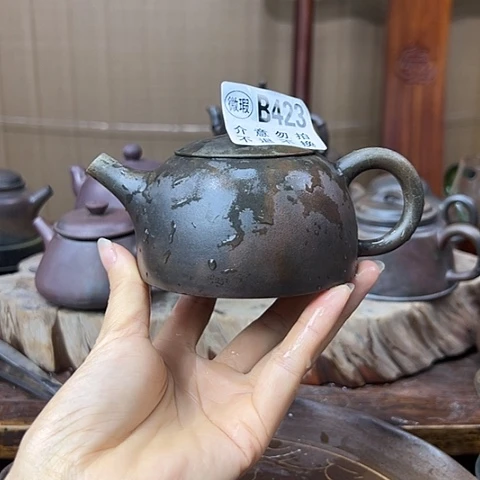 戬谷龙窑柴烧壶423