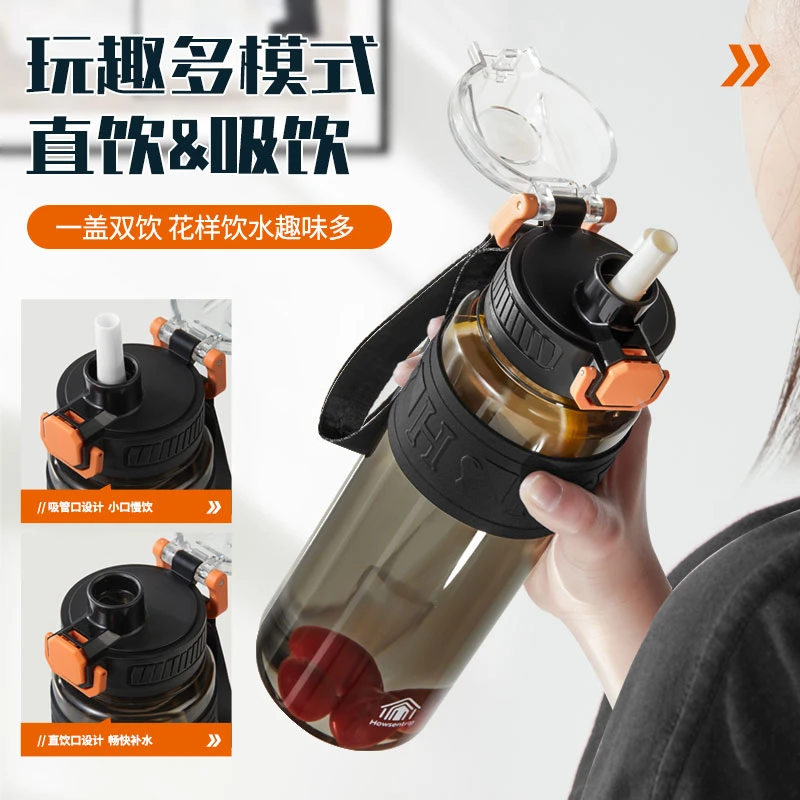 水杯大容量饮水杯特大号运动水壶工地耐高温大水瓶男士便携2025新