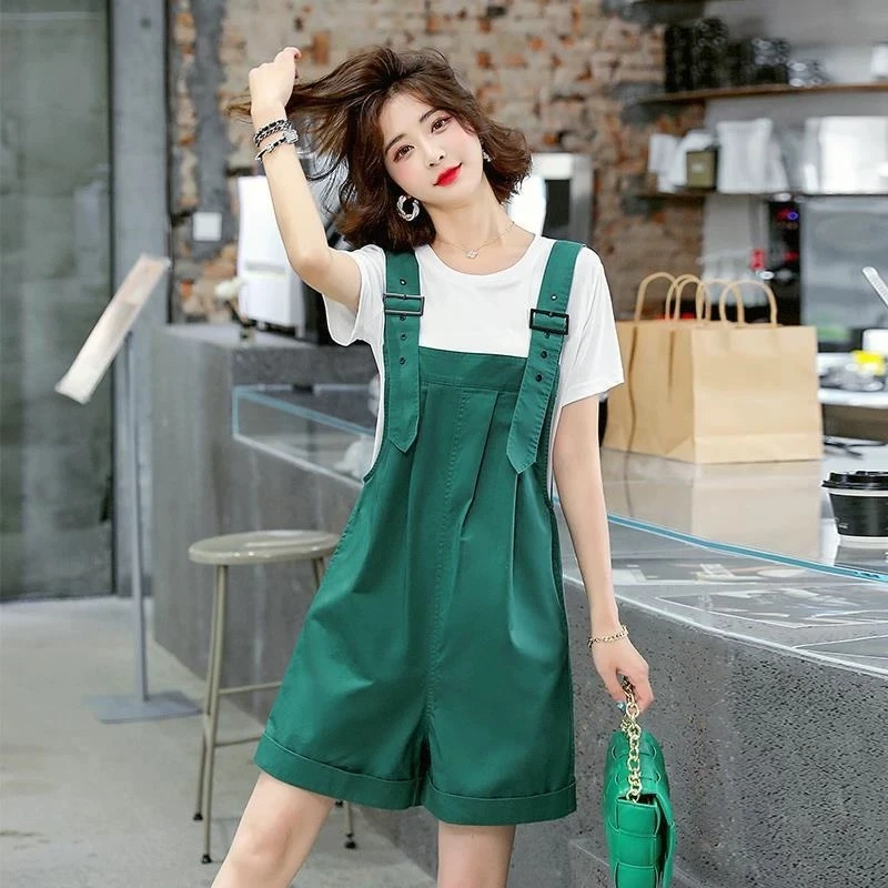 5132#百搭背带裤夏季薄款时尚炸街减龄洋气时髦小个子显瘦背带裤