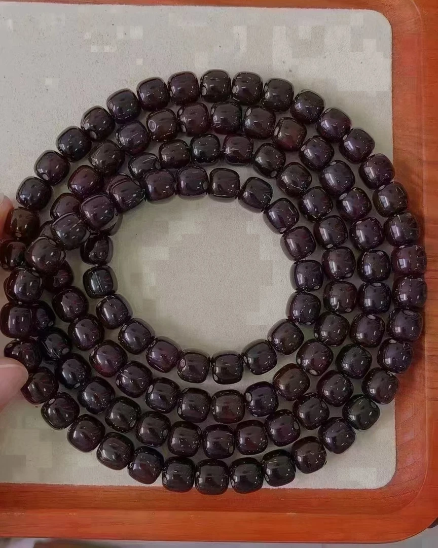 紫油梨精品手串桶珠