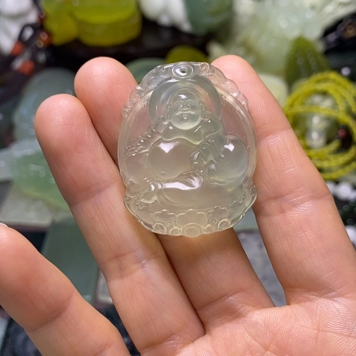 岫玉未镶嵌岫玉颈饰