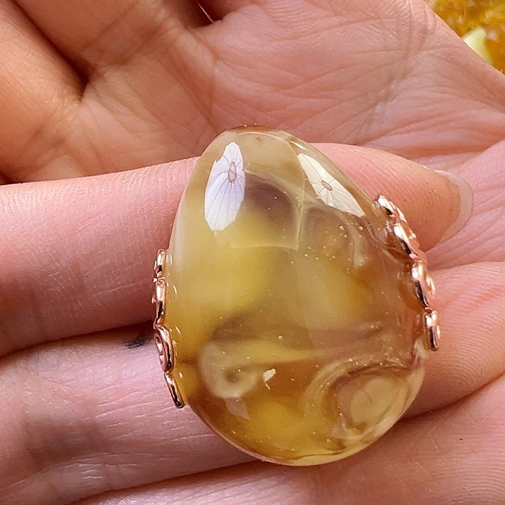 蜜蜡颈饰未镶嵌蜜蜡