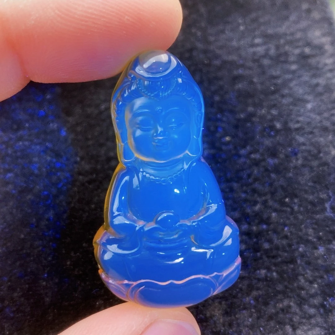 【闪购商品】蓝珀吊坠(不含链)未镶嵌