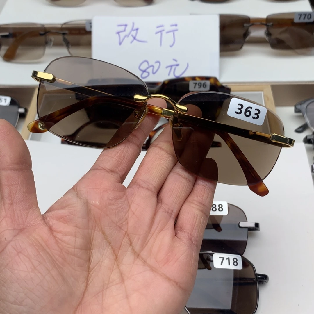 分体款无框眼镜363