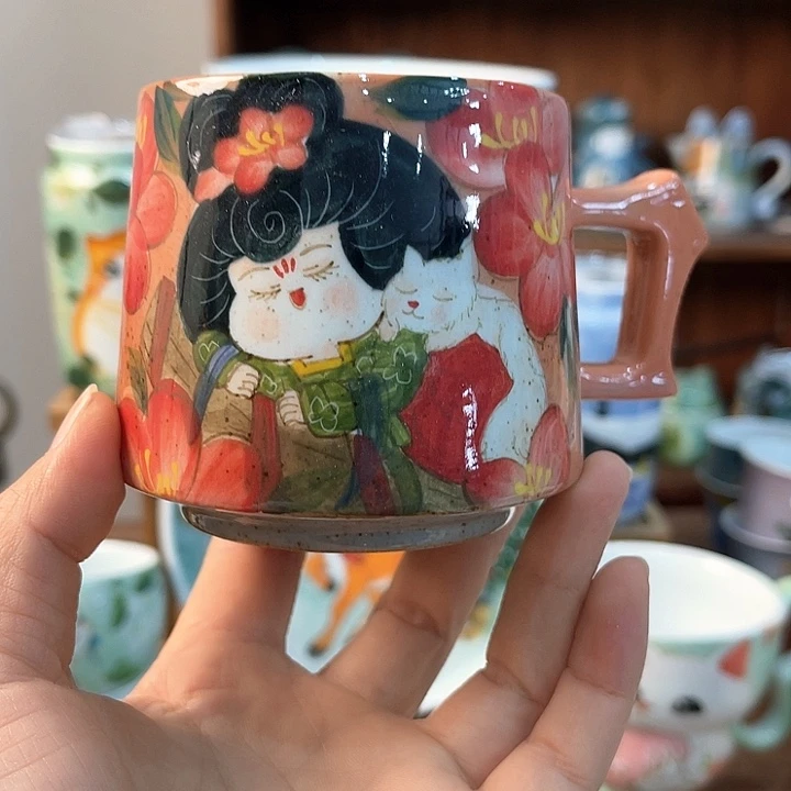 陶景德镇釉下手绘陶瓷