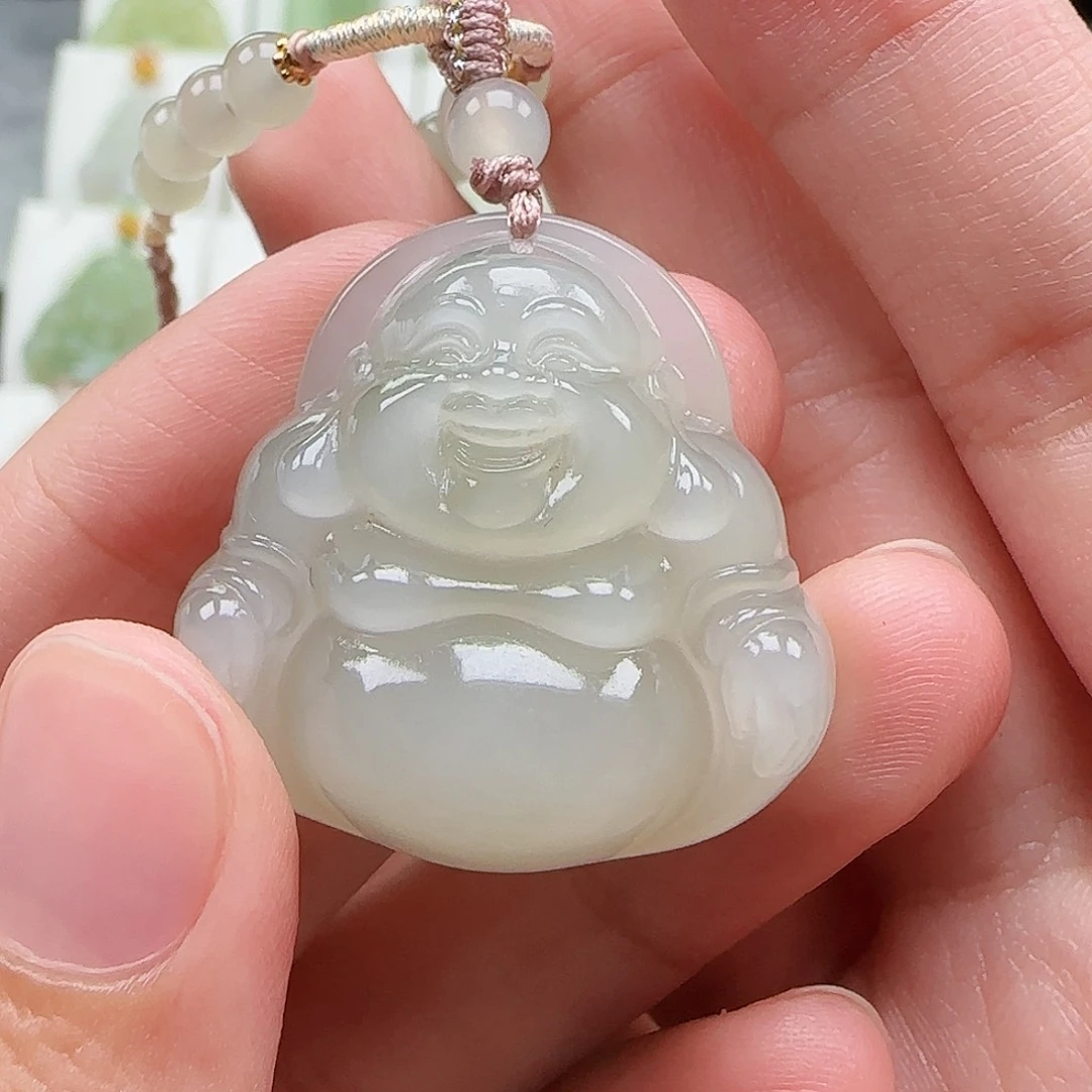 幸***C和田玉未镶嵌颈饰