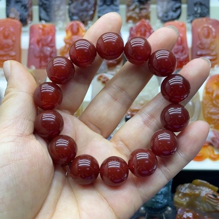 玛瑙/玉髓手串未镶嵌手串