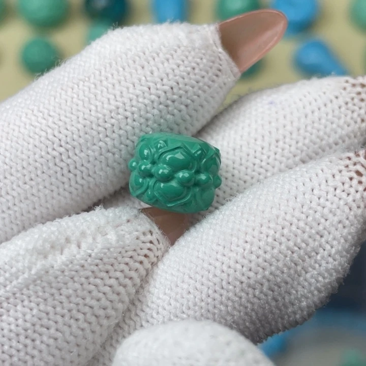 高瓷绿11mm莲花老型