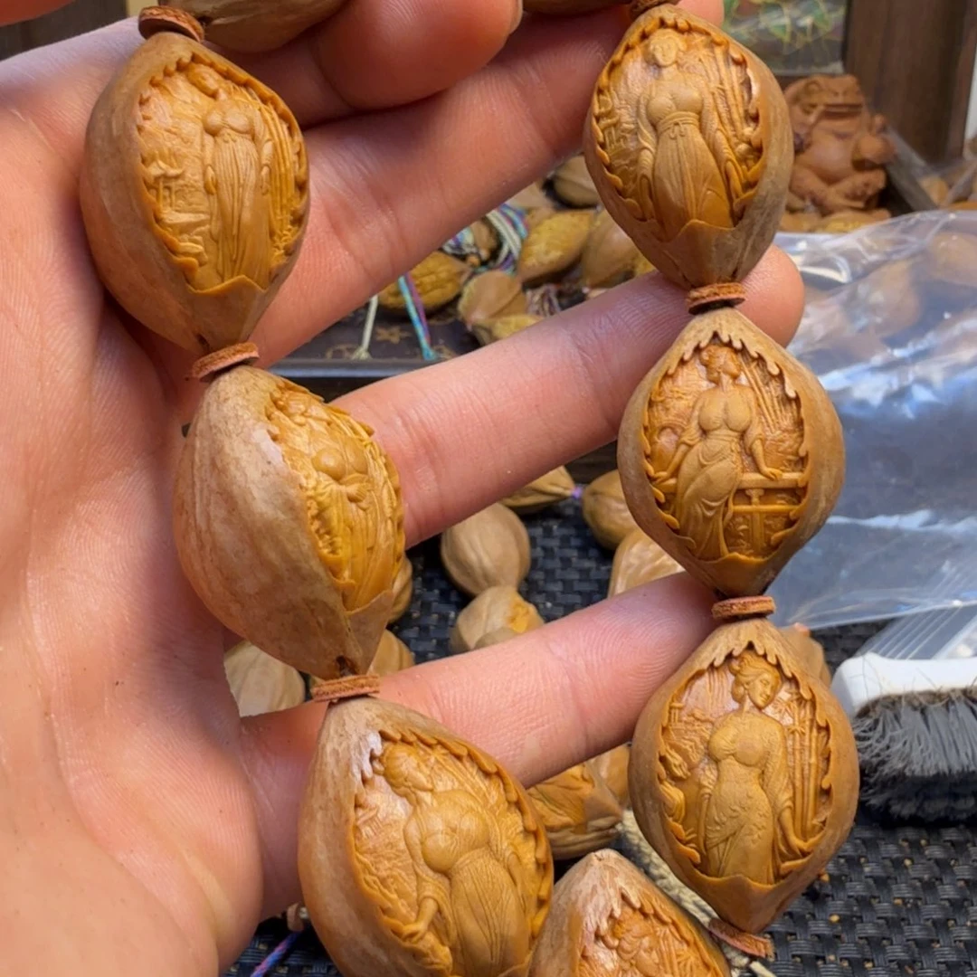 橄榄核手串/手链风景美女