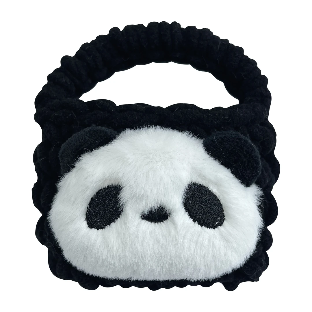 熊猫耳机收纳包