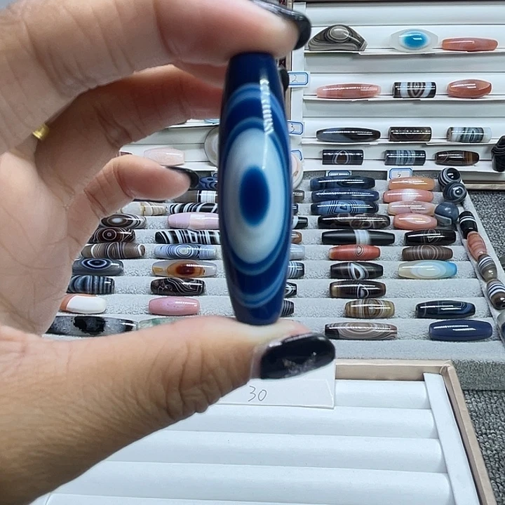 山***城玛瑙/玉髓合金珠宝半成品