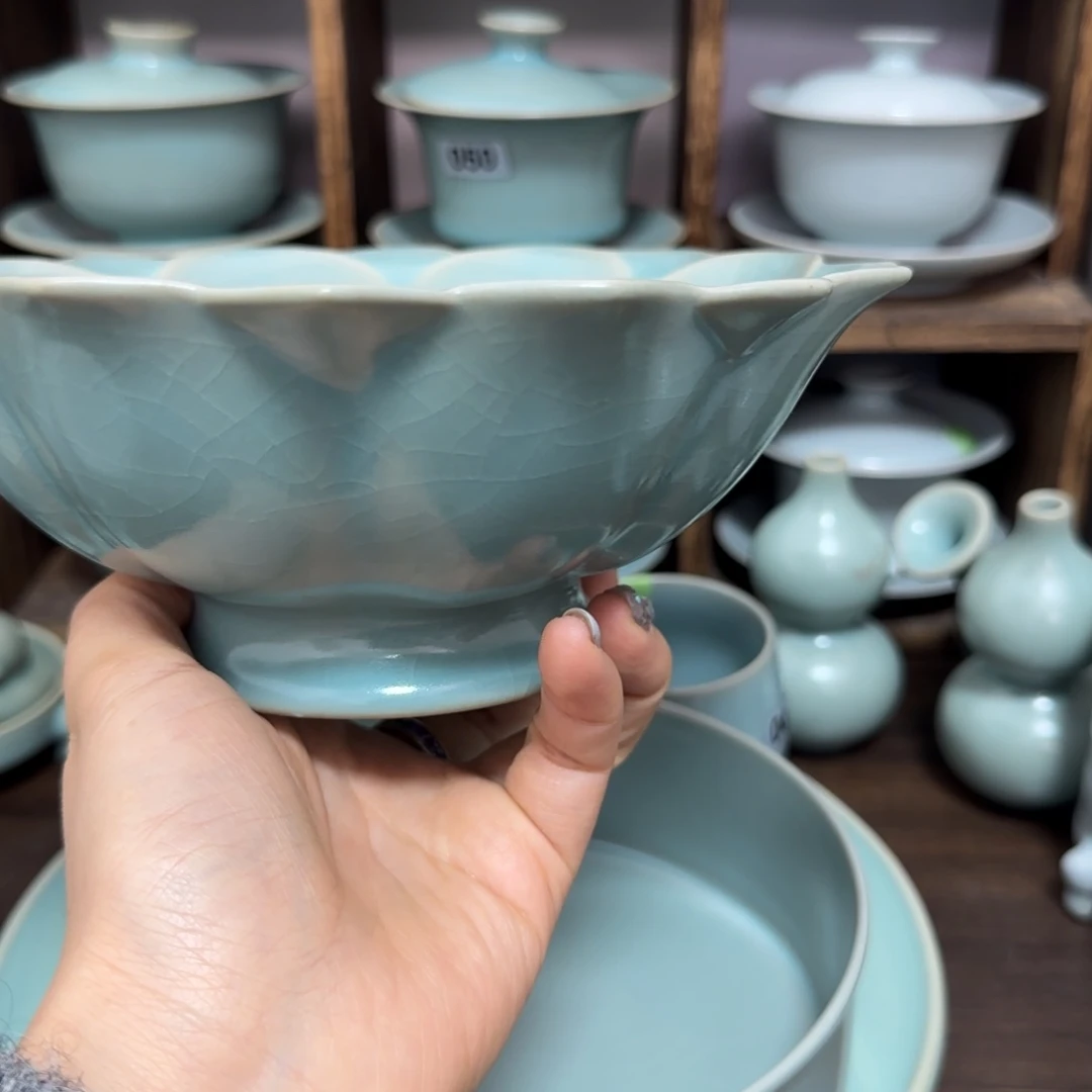 微瑕摆件仿古釉瓷