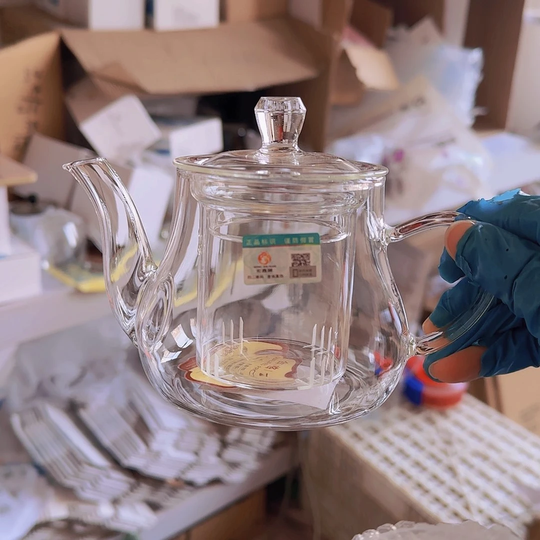 高硼硅玻璃茶水分离款G325全玻璃