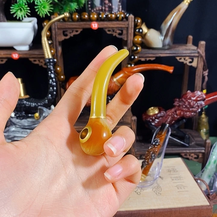 高端定制金丝楠烟嘴