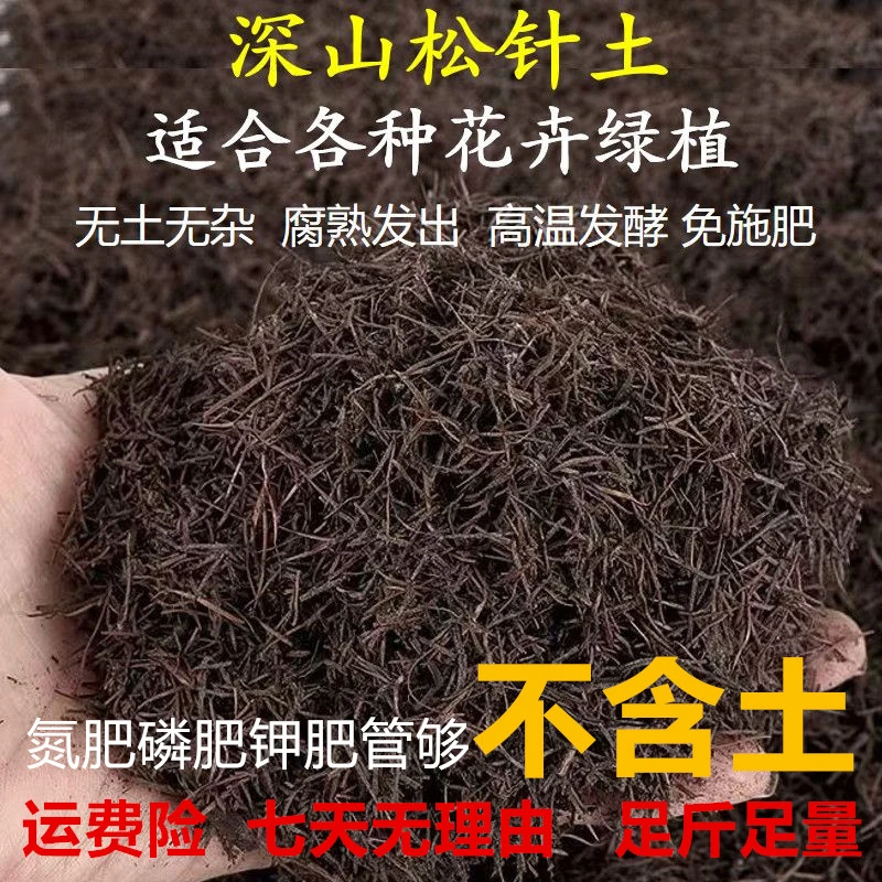 正宗云南松针土蔬菜花鲜花松针腐熟纯松针土寄居蟹必备用品