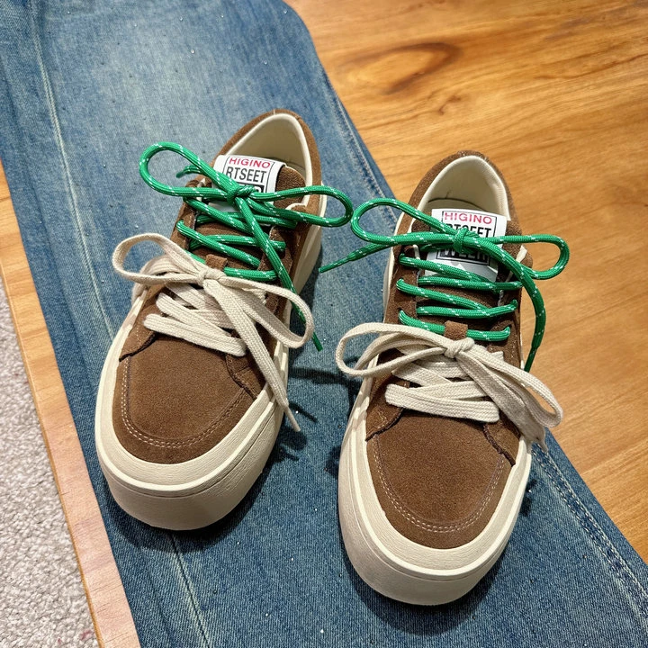 双11爆款欧货春季款运动休闲板鞋女百搭厚底夏季复古小众学生ins