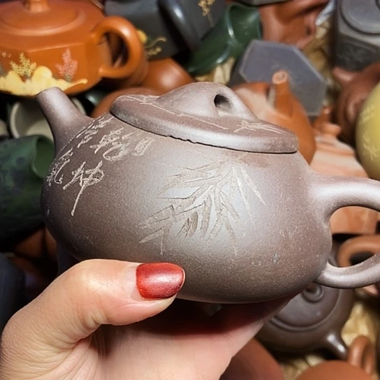 全手工制作宜兴紫砂壶