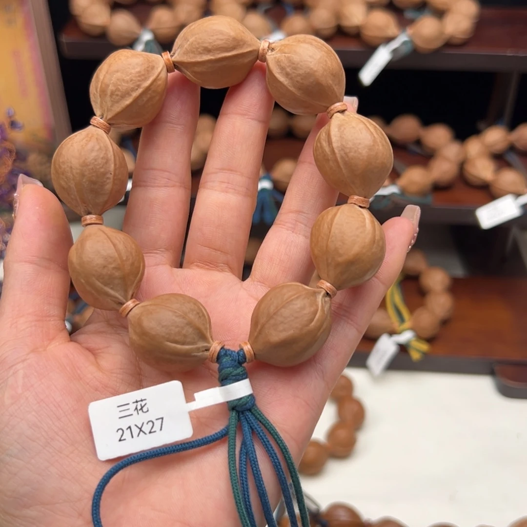 庭***桐橄榄核手串/手链梅林铁核手串/21X27