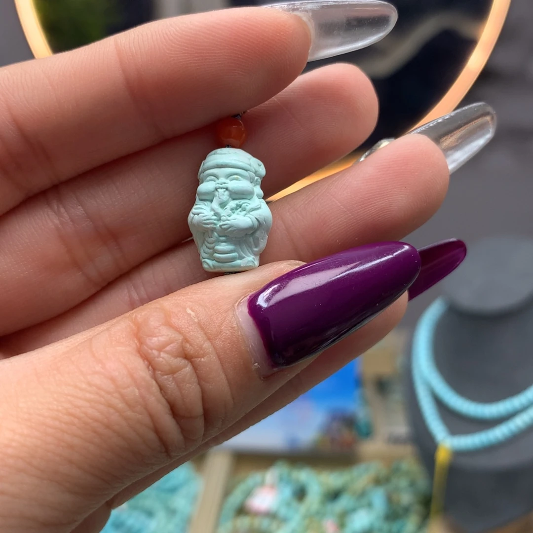 绿松石挂件未镶嵌