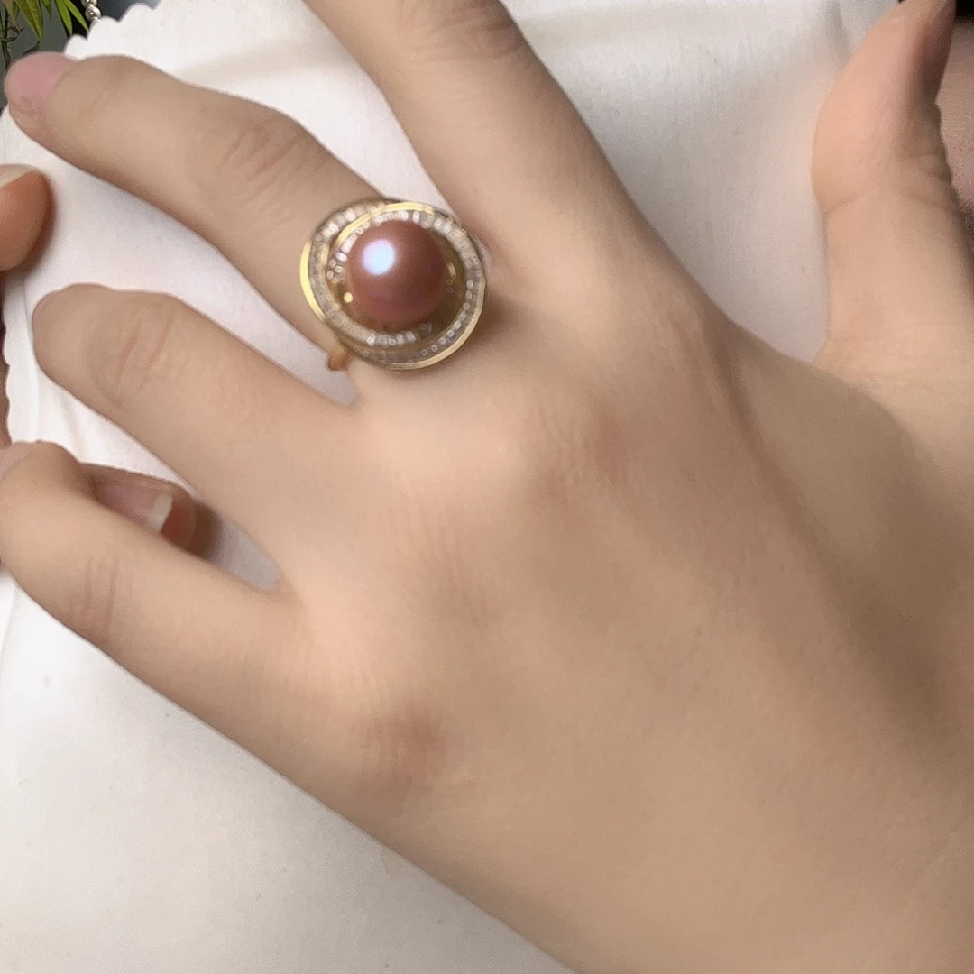 戒指未镶嵌淡水珍珠