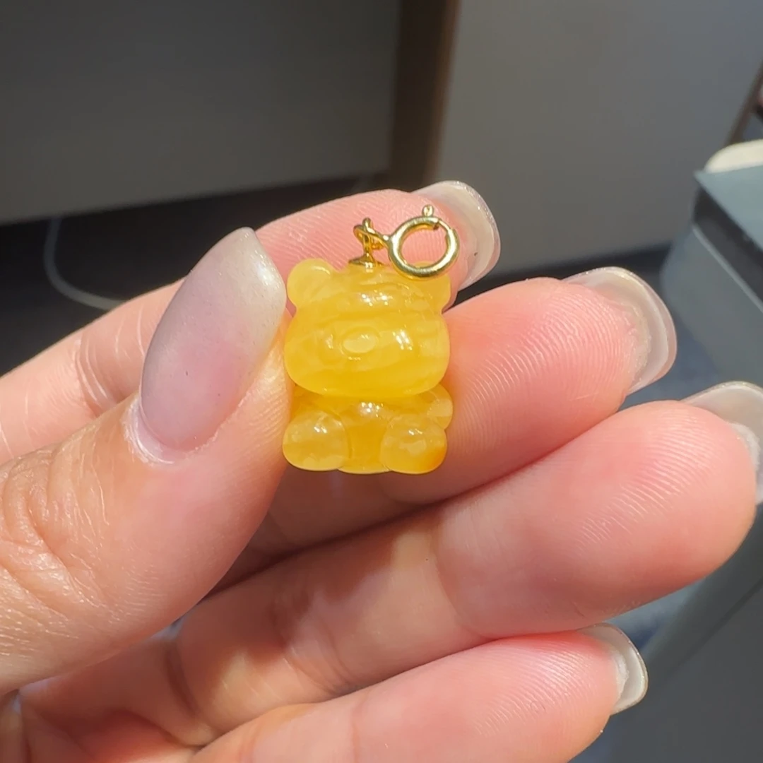 琥珀银S925镶嵌珠宝奇石