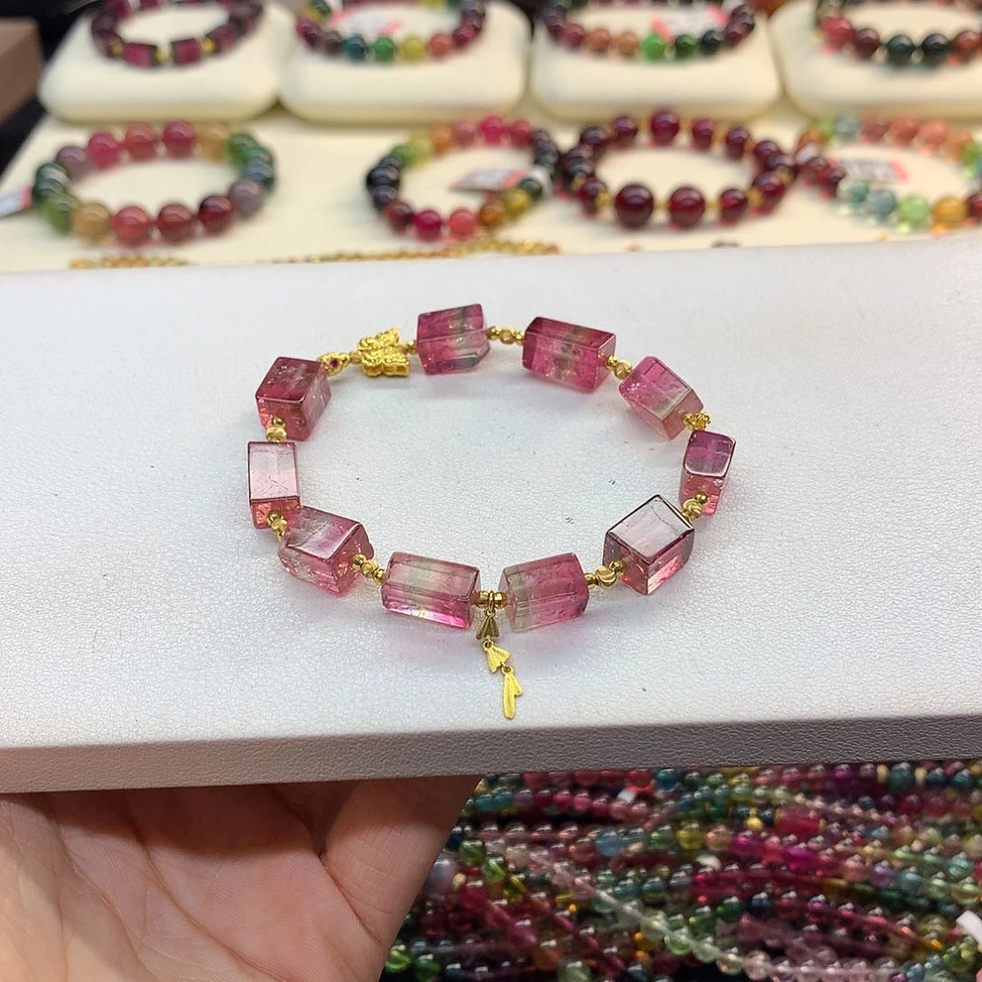 手串未镶嵌碧玺7.9/西瓜方糖。