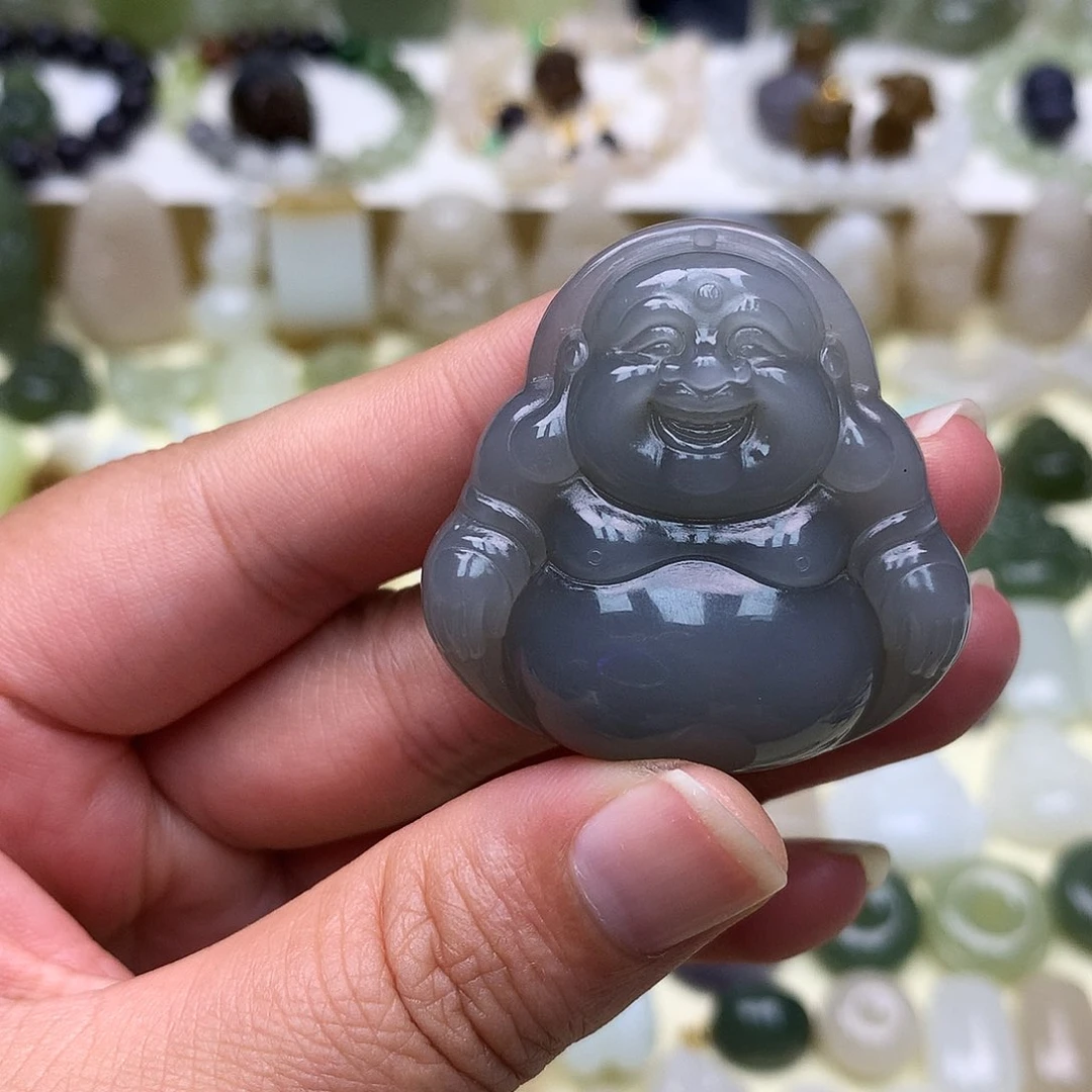 花****和田玉未镶嵌颈饰