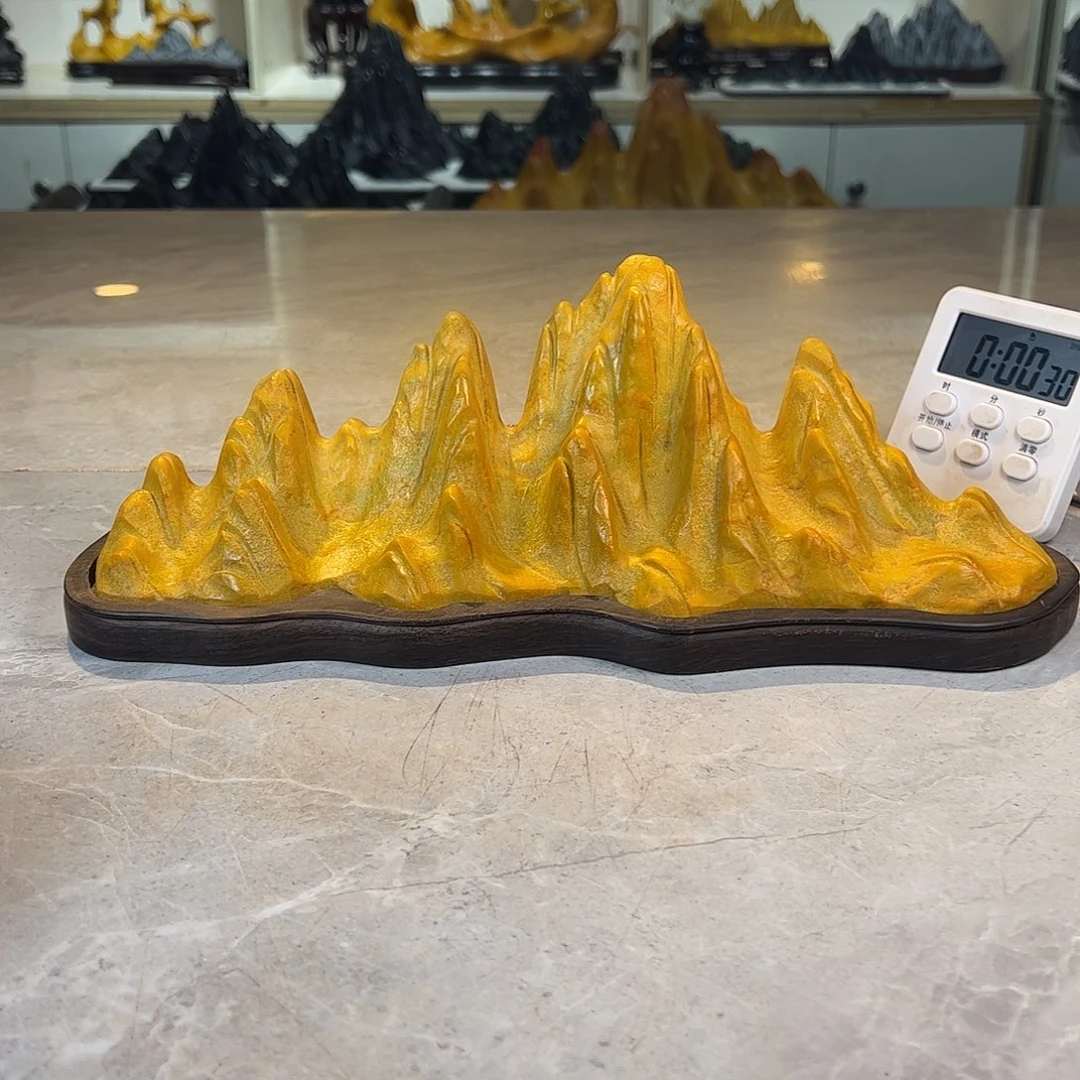 幸***子灵璧奇石博览会摆件