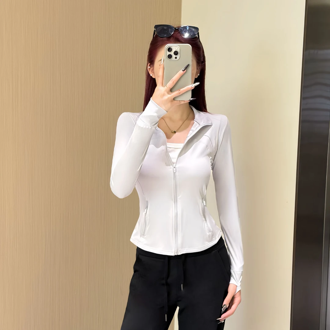 【618补贴专属价】UPF50+立领防晒衣显瘦修身运动瑜伽冰丝透气3357