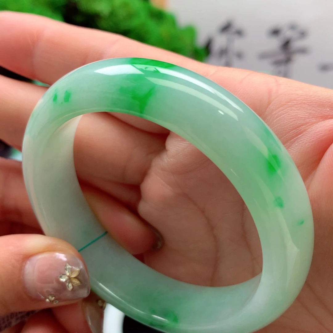 未镶嵌手镯翡翠缅甸54.2圈口