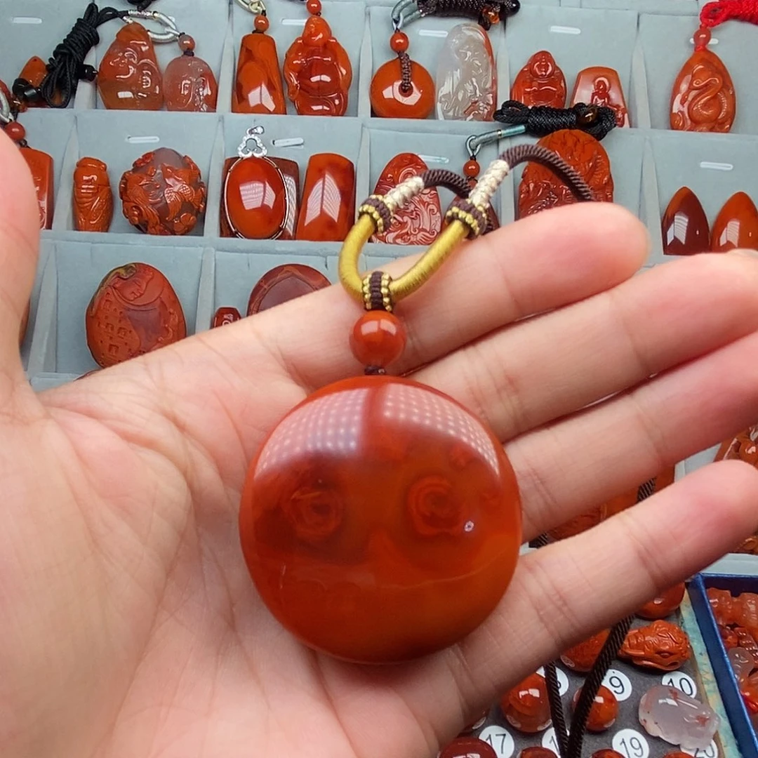 吊坠(不含链)未镶嵌南红玛瑙