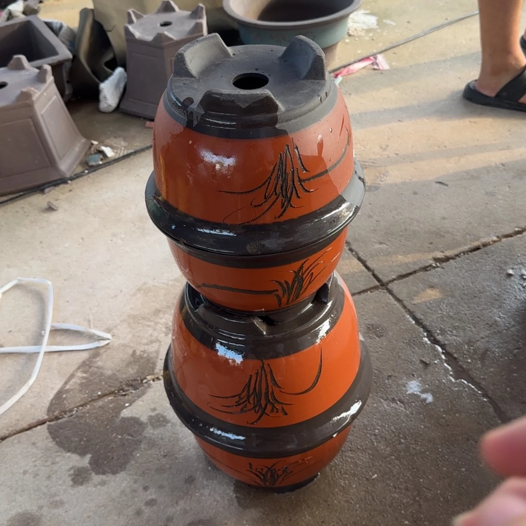 紫砂花盆口径18.12/14.10口径