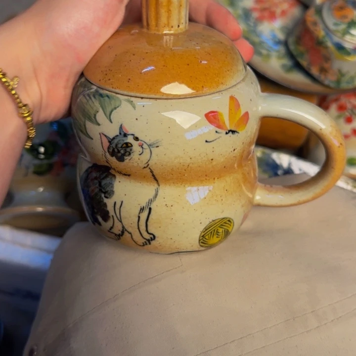 瓷片景德镇陶瓷手工手绘