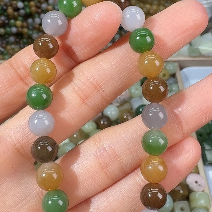 和田玉（糖玉）未镶嵌颈饰8mm