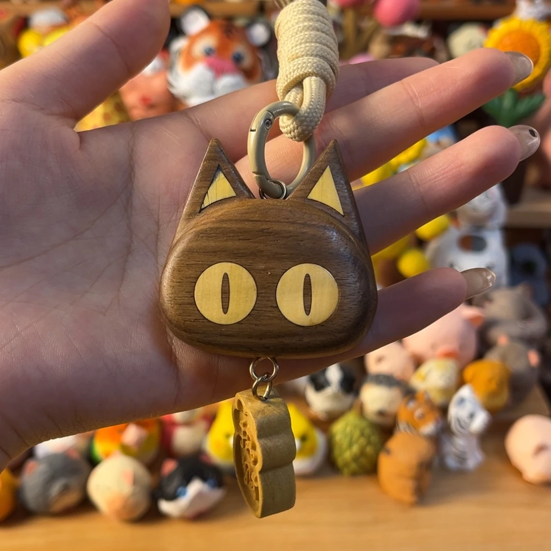 木招财猫挂件111111