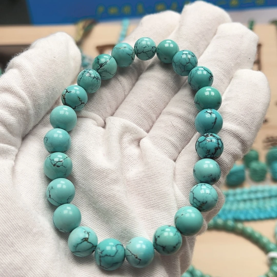 绿松石圆珠未镶嵌