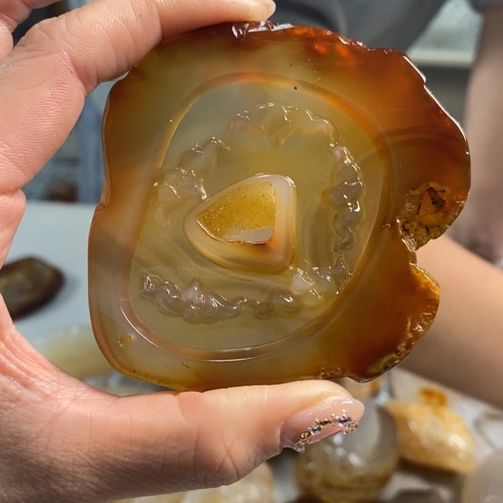 玛瑙/玉髓吊坠(不含链)未镶嵌