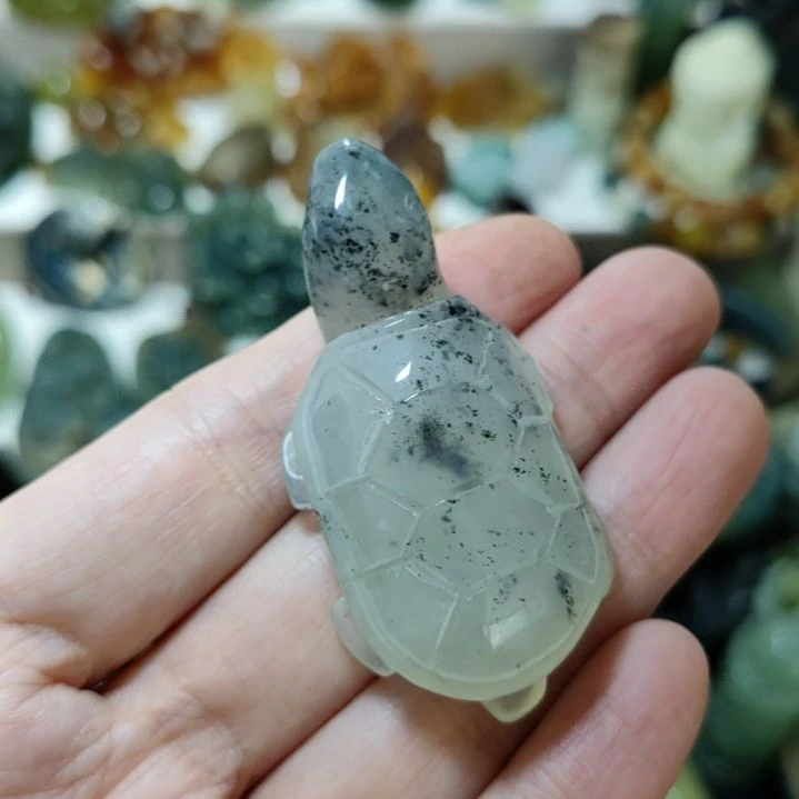 岫玉未镶嵌手把件款式