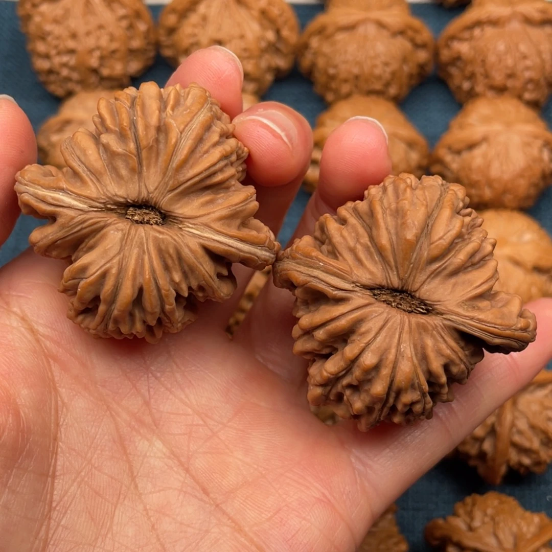 文玩核桃把件45全品复刻底山地楼