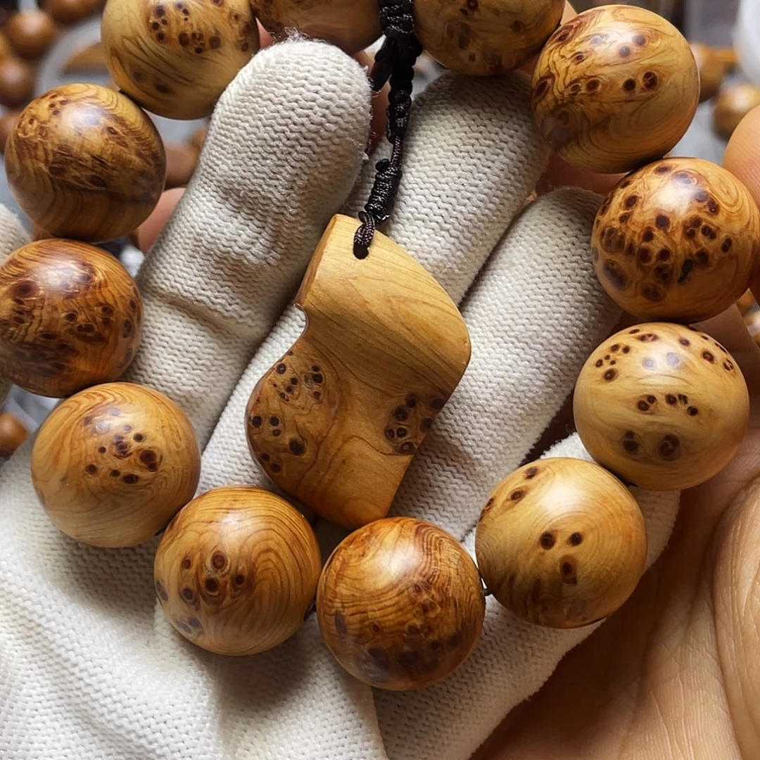 柏木手串/手链太行崖柏2.0雀眼瘤疤