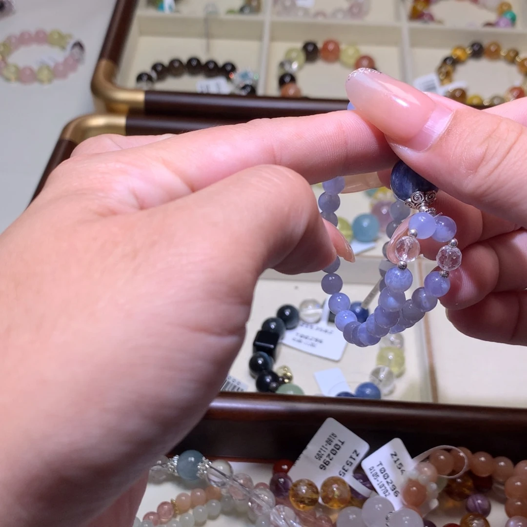 手链水晶未镶嵌蓝晶154222