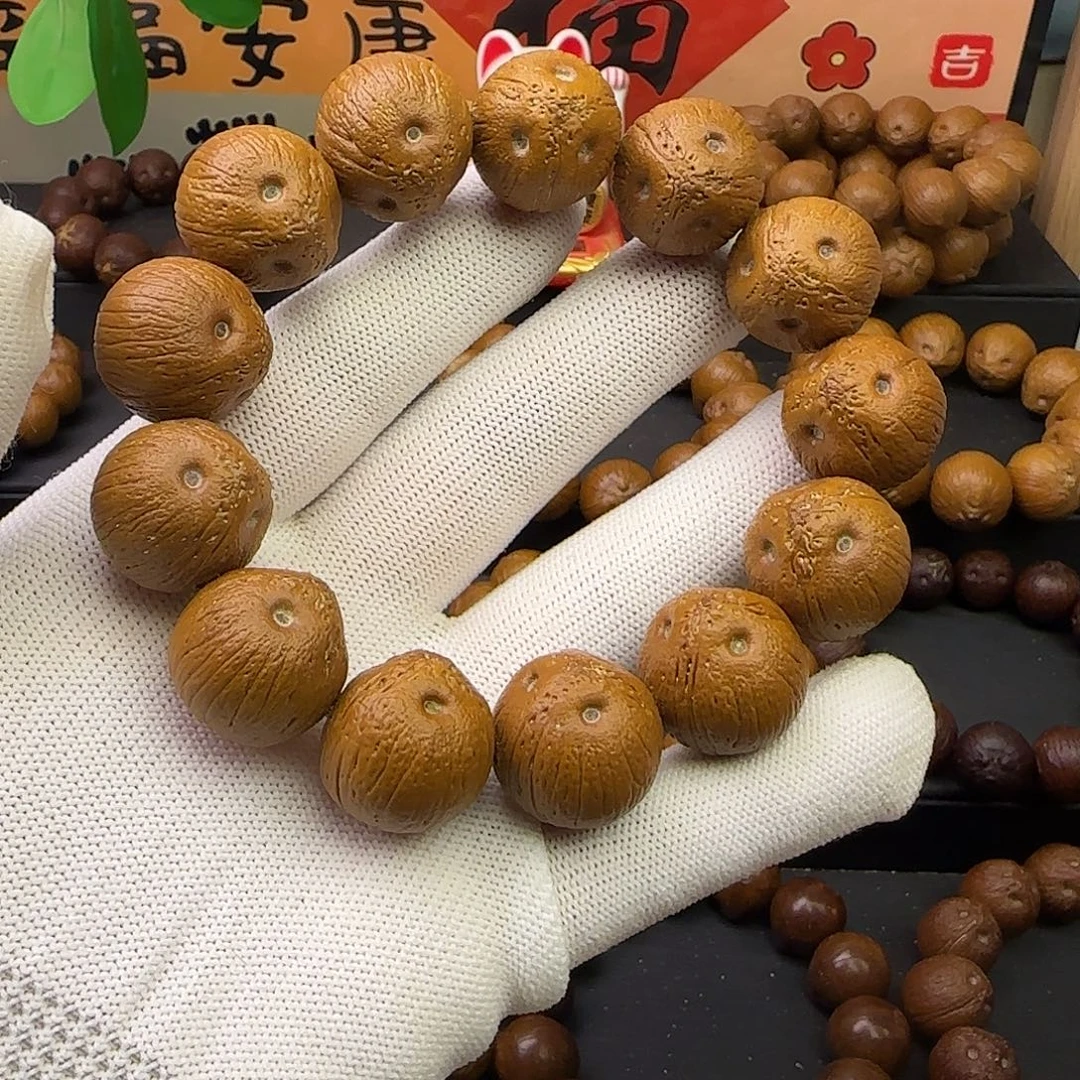 紫金鼠手串20精品高货纯圆边度同尺