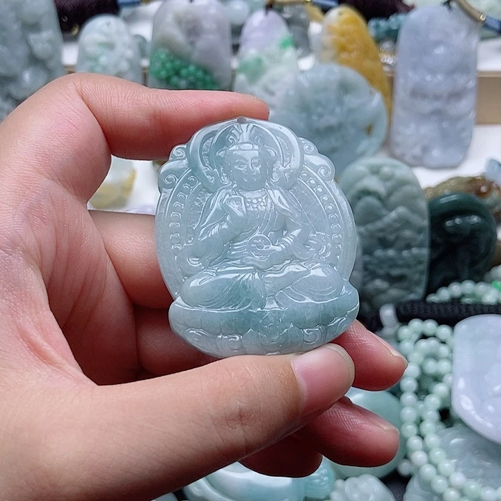 吊坠(不含链)未镶嵌翡翠1