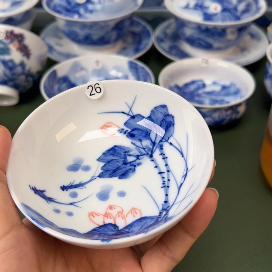 木木景德镇纯手工纯手绘茶具26