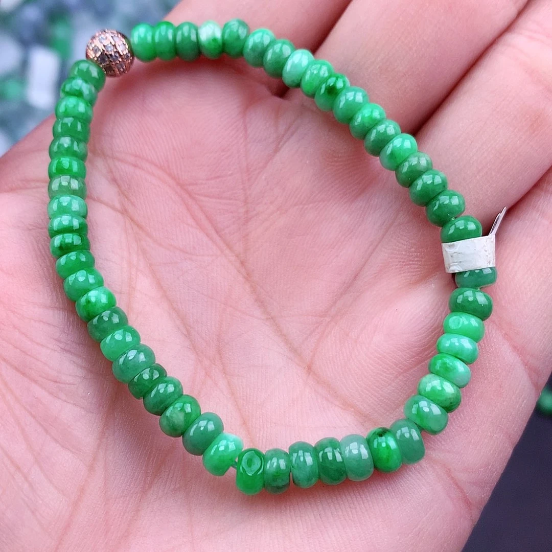 未镶嵌手链翡翠手串