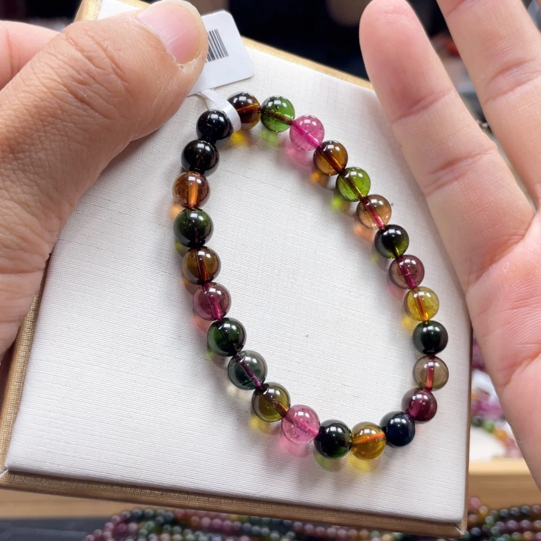 碧玺手串未镶嵌7.5mmmmmmmmmm