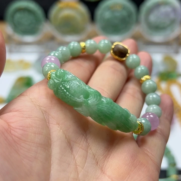 未镶嵌手链翡翠手牌