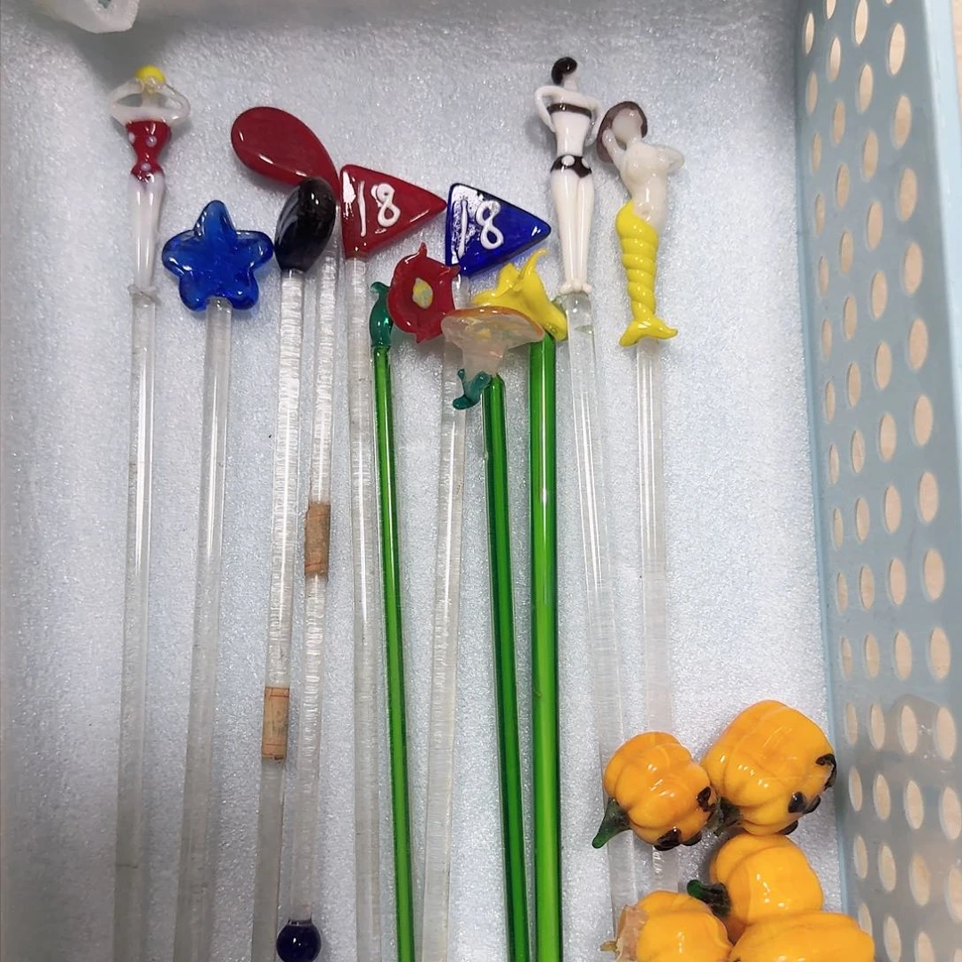 琉璃手工艺品小**妈搅拌棒