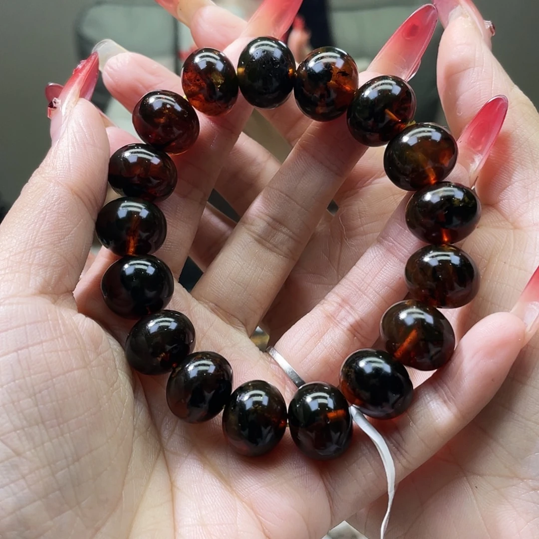 琥珀未镶嵌裸石15血珀