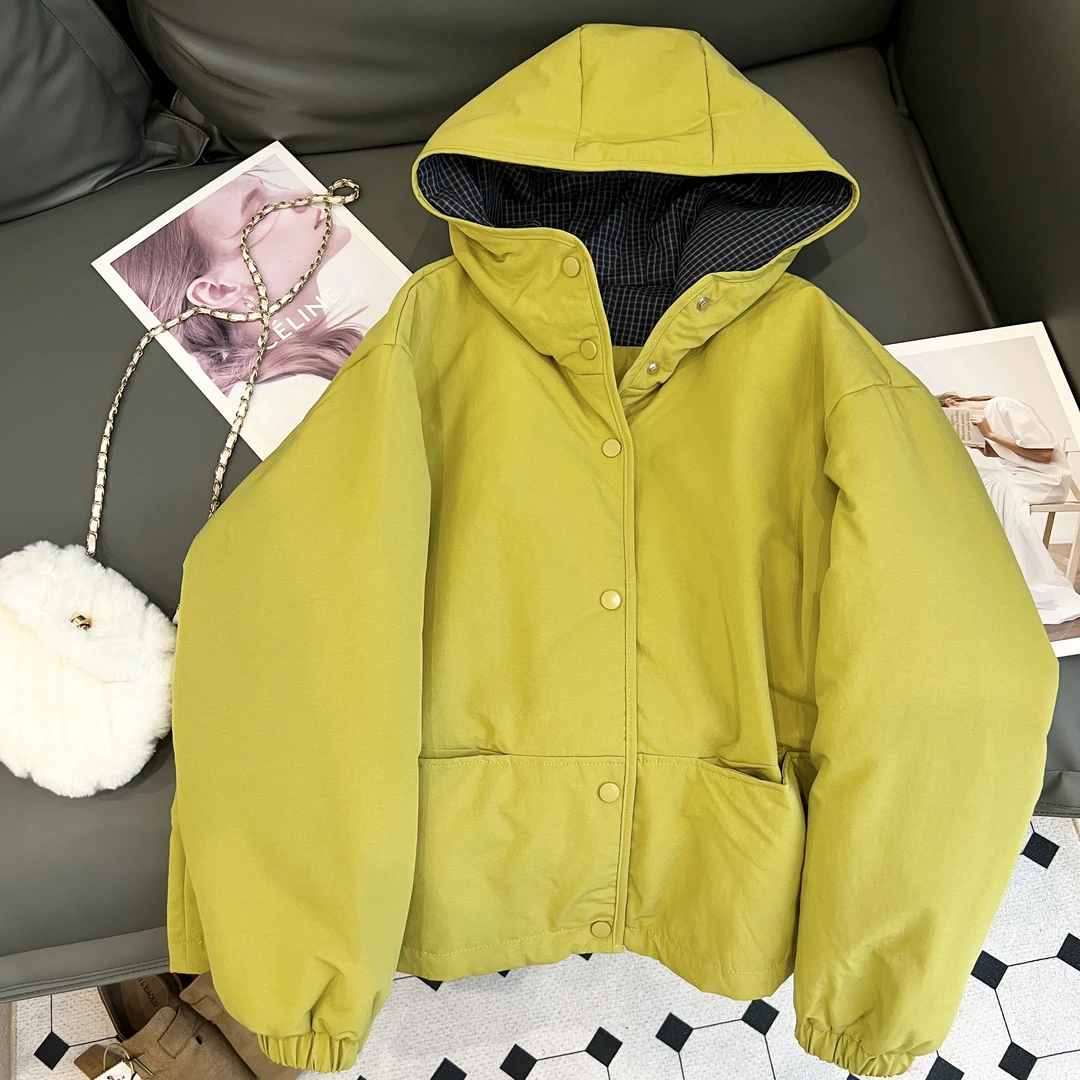 保暖棉衣厚款常规款冬季连帽宽松防风棉服秋冬百搭